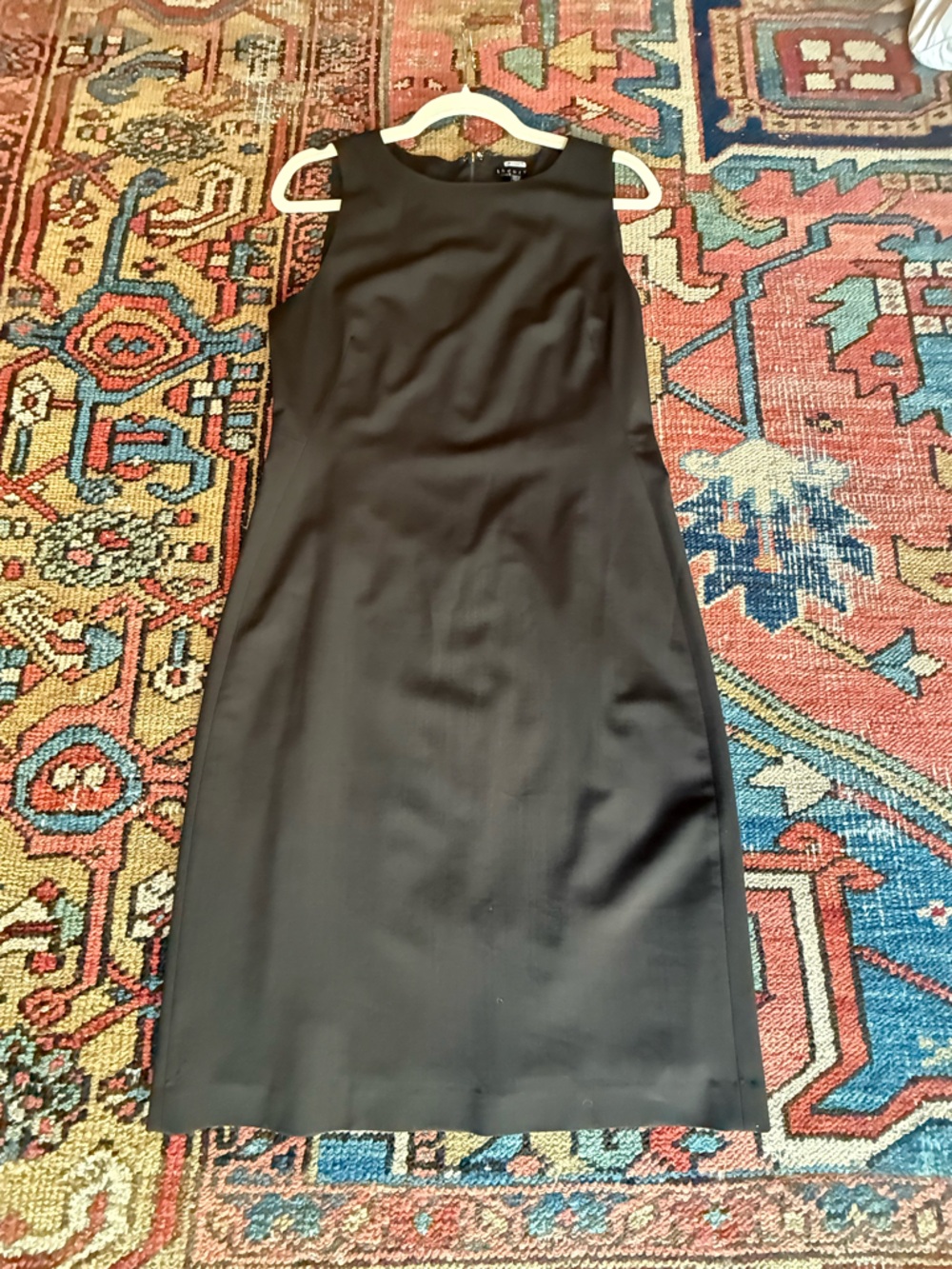 Theory Chocolate Brown Sleeveless Sheath Dress